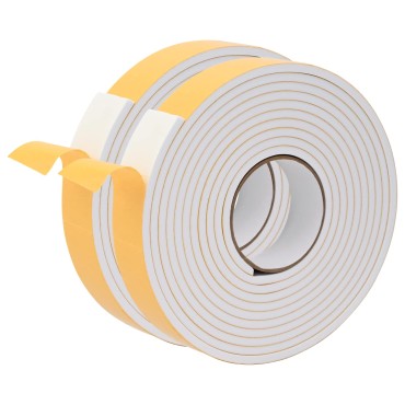 vidaXL Αυτοκόλλητη ταινία αφρού 2 τμχ. Λευκό 30mm x 5m Χ foam CR