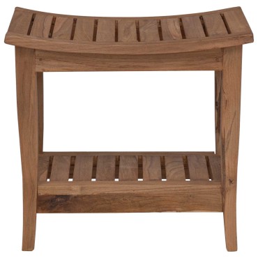 vidaXL Τραπέζι Πλευρικής Μπανιέρας Φυσικό 50 x 35 x 45 cm