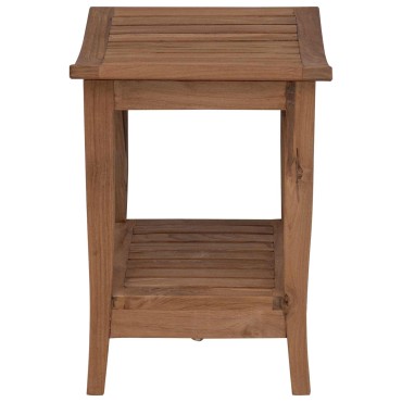 vidaXL Τραπέζι Πλευρικής Μπανιέρας Φυσικό 50 x 35 x 45 cm