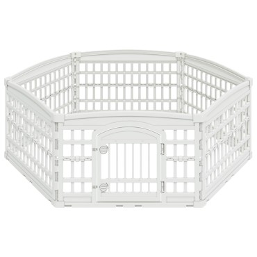 vidaXL Παιχνιδόσπιτο Σκύλου 6 Πάνελ 177,5 x 154,5 x 58 εκ Πλαστικό
