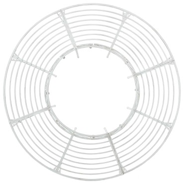 vidaXL Παγκάκι Δέντρου 8-Αριθμός καθισμάτων 160x89cm Ατσάλι 1 τεμ.