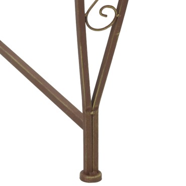 vidaXL Παγκάκι Δέντρου 8-Αριθμός καθισμάτων 160x89cm Ατσάλι 1 τεμ.