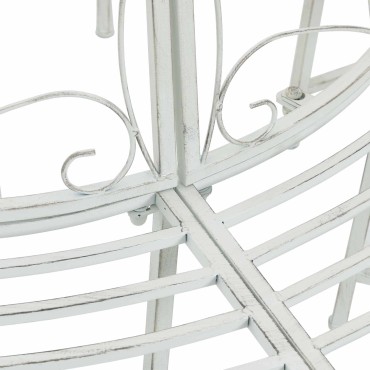 vidaXL Παγκάκι Δέντρου 8-Αριθμός καθισμάτων 160x89cm Ατσάλι 1 τεμ.