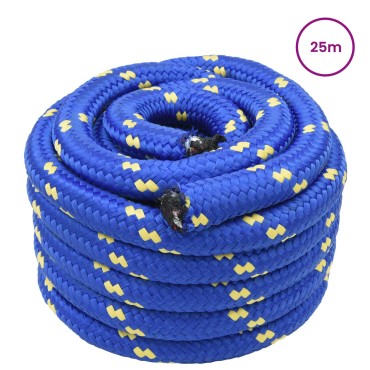 vidaXL Σχοινί Boat 25 m 4 Μπλε PP