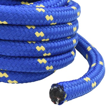 vidaXL Σχοινί Boat 25 m 4 Μπλε PP