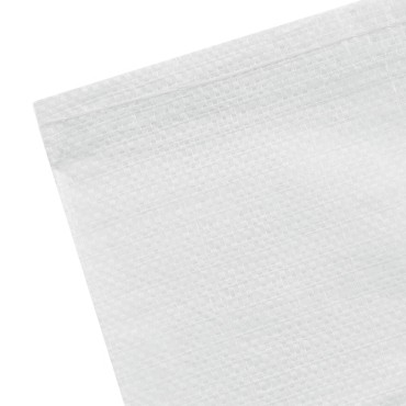vidaXL Υφασμάτινοι σακίδες 10 τεμ. Λευκό 50 x 80 cm PP