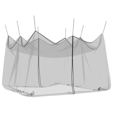 vidaXL Δικτύο Κουνούπια Κήπου 220 mesh Μαύρο 4 x 4 x 2,5 m Πολυεστέρας