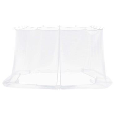 vidaXL Κουνούπι για Περίπτερο 220 mesh Λευκό 4 x 3 x 2 cm Πολυεστέρας