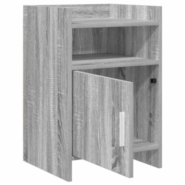 vidaXL Κομοδίνα Γκρι Sonoma 40x36x60cm Επεξεργασμένο Ξύλο 1 τεμ.