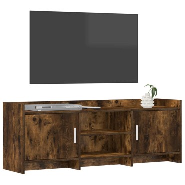 vidaXL Ντουλάπι TV 130x33x47cm Καπνισμένο Ξύλο Δρυός