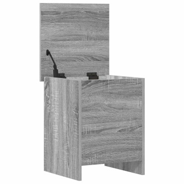 vidaXL Θήκη Αποθήκευσης Γκρι Sonoma 40x40x50cm Επεξεργασμένο Ξύλο