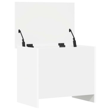 vidaXL Θήκη Αποθήκευσης Λευκό 60x40x50cm Επεξεργασμένο Ξύλο