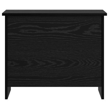 vidaXL Θήκη Αποθήκευσης Μαύρη Δρυς 60x40x50cm Επεξεργασμένο Ξύλο