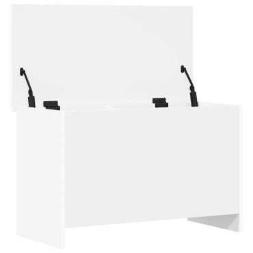 vidaXL Θήκη Αποθήκευσης Λευκό 80x40x50cm Επεξεργασμένο Ξύλο