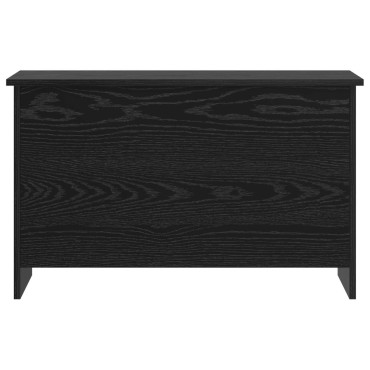 vidaXL Θήκη Αποθήκευσης Μαύρη Δρυς 80x40x50cm Επεξεργασμένο Ξύλο