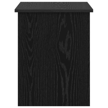 vidaXL Θήκη Αποθήκευσης Μαύρη Δρυς 80x40x50cm Επεξεργασμένο Ξύλο
