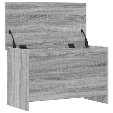 vidaXL Θήκη Αποθήκευσης Γκρι Sonoma 80x40x50cm Επεξεργασμένο Ξύλο