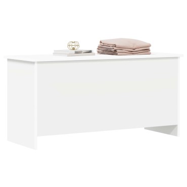 vidaXL Θήκη Αποθήκευσης Λευκό 100x40x50cm Επεξεργασμένο Ξύλο