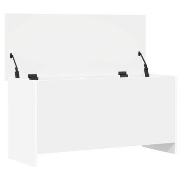 vidaXL Θήκη Αποθήκευσης Λευκό 100x40x50cm Επεξεργασμένο Ξύλο