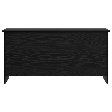 vidaXL Θήκη Αποθήκευσης Μαύρη Δρυς 100x40x50cm Επεξεργασμένο Ξύλο