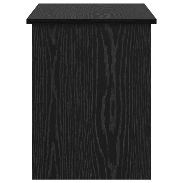 vidaXL Θήκη Αποθήκευσης Μαύρη Δρυς 100x40x50cm Επεξεργασμένο Ξύλο
