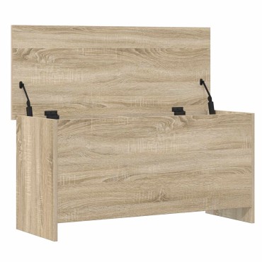 vidaXL Θήκη Αποθήκευσης με αποθήκευση Sonoma Δρυς 100x40x50cm