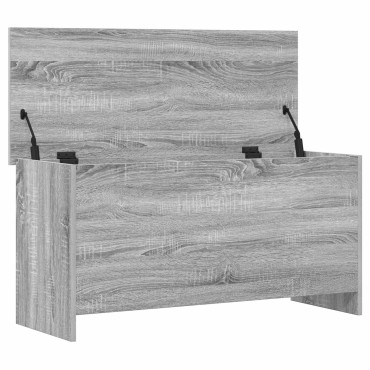 vidaXL Θήκη Αποθήκευσης με αποθήκευση Γκρι Sonoma 100x40x50cm
