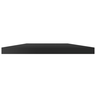 vidaXL Ράφια Βιβλιοθήκης 8 τεμ. Γυαλ. Μαύρο 60x40x1,5cm Μοριοσανίδα