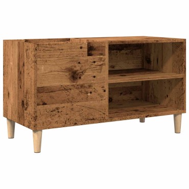 vidaXL Δισκοθήκη Παλιό Ξύλο 84,5x38x48cm από Επεξεργασμένο Ξύλο 1 τεμ.