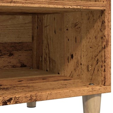 vidaXL Δισκοθήκη Παλιό Ξύλο 84,5x38x48cm από Επεξεργασμένο Ξύλο 1 τεμ.