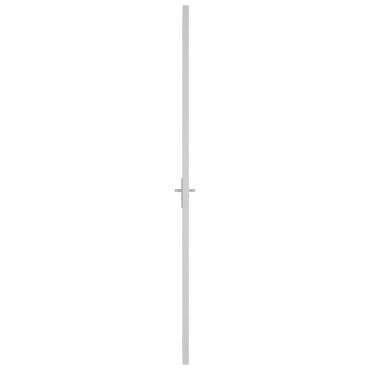 vidaXL Εσωτερική Πόρτα 102,5x201,5 εκ. Λευκή ESG Γυαλί και Αλουμίνιο
