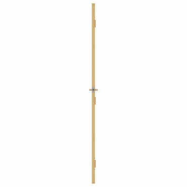 vidaXL Εσωτερική Πόρτα Χρυσή 93 x 201,5 εκ. Ψημένο Γυαλί & Αλουμίνιο