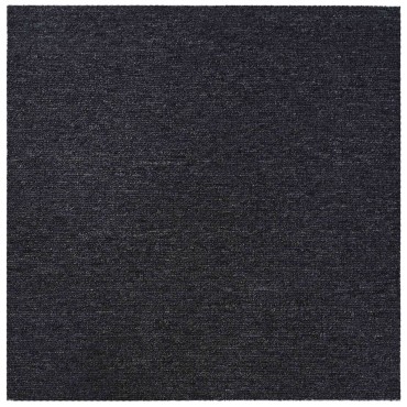 vidaXL Πλακάκι Χαλιού Σκούρο Γκρι 50 x 50 cm 4 τμχ.