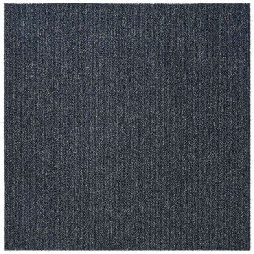 vidaXL Πλακάκι Χαλιού Μπλε Γκρι 50 x 50 cm 4 τμχ.