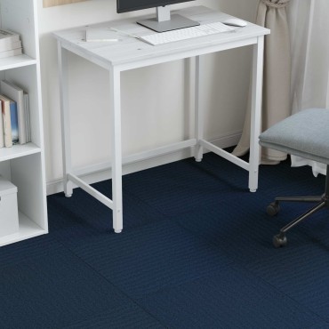 vidaXL Πλακάκι Χαλιού Μπλε 50 x 50 cm 20 τμχ. Πολυπροπυλένιο και Πίσσα