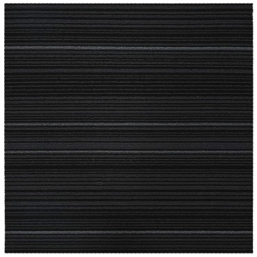 vidaXL Πλακάκι Χαλιού Ριγέ Σκούρο Γκρι 50 x 50 cm 4 τμχ.