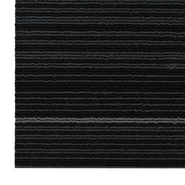 vidaXL Πλακάκι Χαλιού Ριγέ Σκούρο Γκρι 50 x 50 cm 4 τμχ.