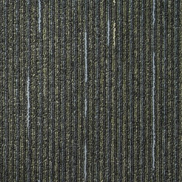 vidaXL Πλακάκι Χαλιού Ριγέ Ανοιχτό Πράσινο 50 x 50 cm 36 τμχ.