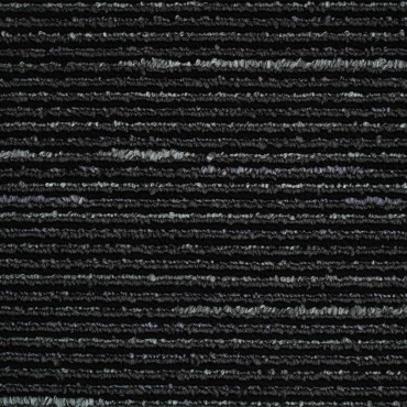 vidaXL Πλακάκι Χαλιού Ριγέ Μαύρο 50 x 50 cm 4 τμχ.