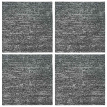 vidaXL Πλακάκι Χαλιού Γκρι Βράχος 50 x 50 cm 4 τμχ.