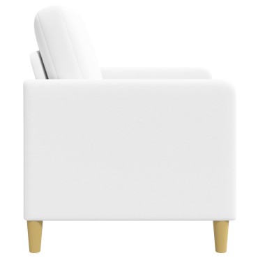 vidaXL Καναπές με Αποθήκευση Λευκό 72x78x87cm Πολυεστέρας