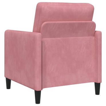 vidaXL Καναπές με Αποθήκευση Ροζ 72x78x87cm Πολυεστέρας