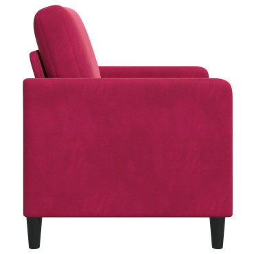 vidaXL Καναπές με Αποθήκευση Κόκκινο 72x78x87cm Πολυεστέρας