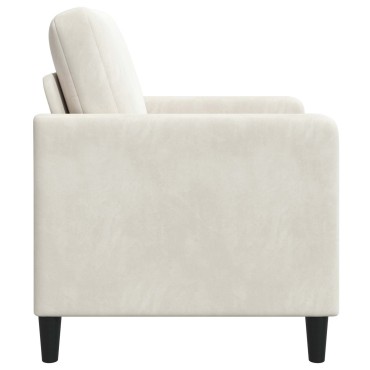 vidaXL Καναπές με Αποθήκευση Κρεμ 72x78x87cm Πολυεστέρας