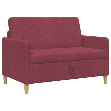vidaXL Καναπές με Αποθήκευση Κόκκινο 122x78x87cm Πολυεστέρας