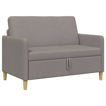 vidaXL Καναπές με Αποθήκευση Taupe 122x78x87cm Πολυεστέρας