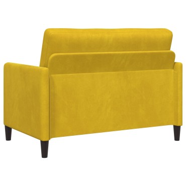 vidaXL Καναπές με Αποθήκευση Κίτρινο 122x78x87cm Πολυεστέρας