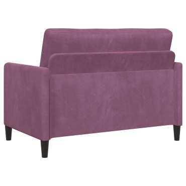 vidaXL Καναπές με Αποθήκευση Μοβ 122x78x87cm Πολυεστέρας