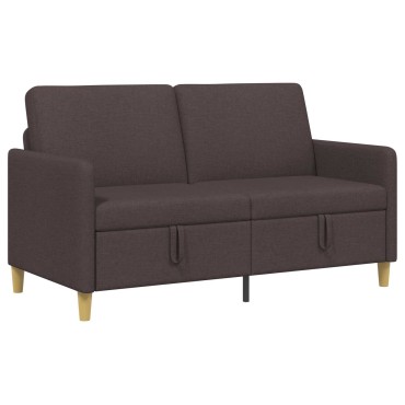 vidaXL Καναπές με Αποθήκευση Σκούρο Καφέ 152x78x87cm Πολυεστέρας