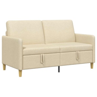 vidaXL Καναπές με Αποθήκευση Κρεμ 152x78x87cm Πολυεστέρας
